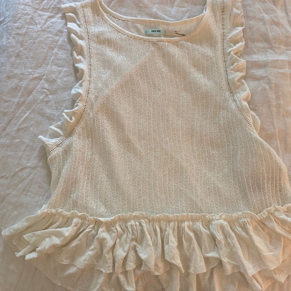 Kimchi blue white lacy tank